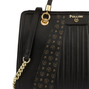 POLLINI BORSA SHELL NERA